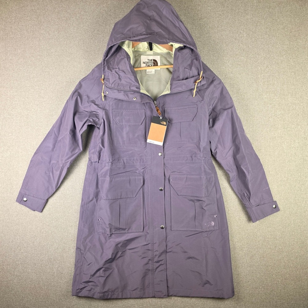 The North Face W 76 Mountain Parka Lunar Slate Purple Jacket NF0A7QDCN14 Medium